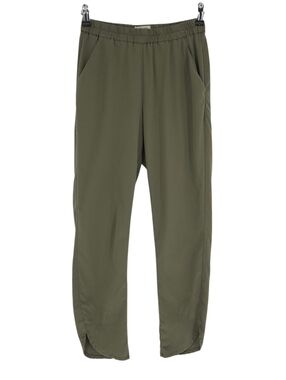 Marine Layer Allison Ankle Pants Olive Green Pull On High Rise Stretch Waist XS
